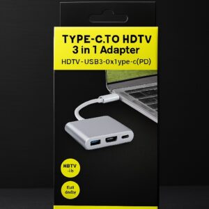 Type-C to HDTV 3-in-1 Adapter