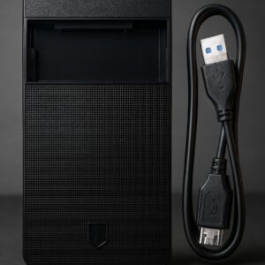 USB 3.0 Portable HDD/SSD 2.5" External Case – Black