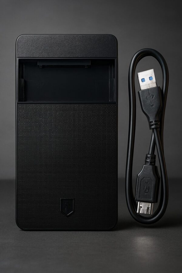 USB 3.0 Portable HDD/SSD 2.5" External Case – Black
