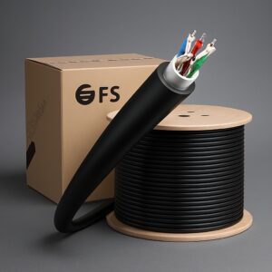 CCTV Cable 80Y Roll – 4 Wires for Security Cameras