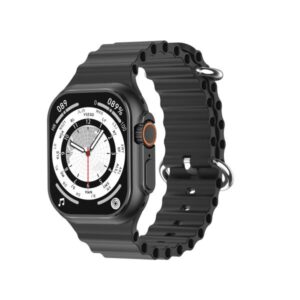 ULTRA V2 Smart Watch Black with 2.2 inch Display and 4 Straps WearFit Pro App