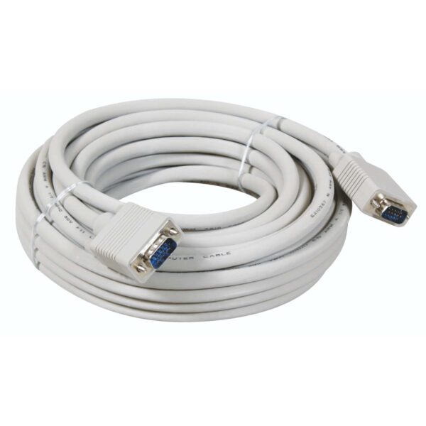 VGA Cable Male To Male OD 8MM 20m