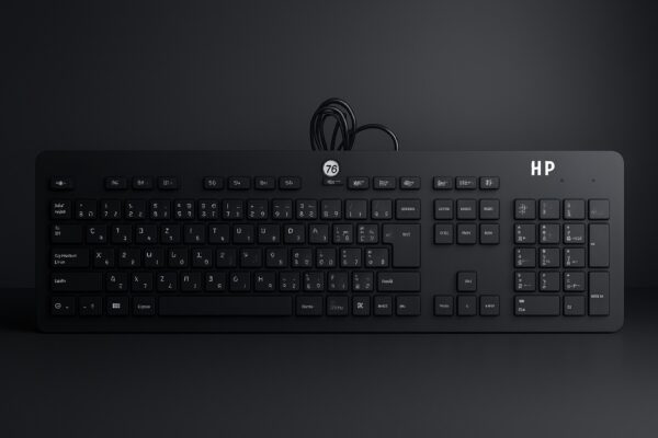 HP Branded Keyboard – Reliable & Comfortable Typing
