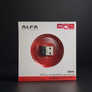 Alfa Red USB WiFi Adapter – High Power Wireless Network Device