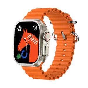 Ts8 Ultra Series 8 Men Women Bluetooth Call Heart Rate Sport Smartwatch WITH FITPRO APP ORANGE