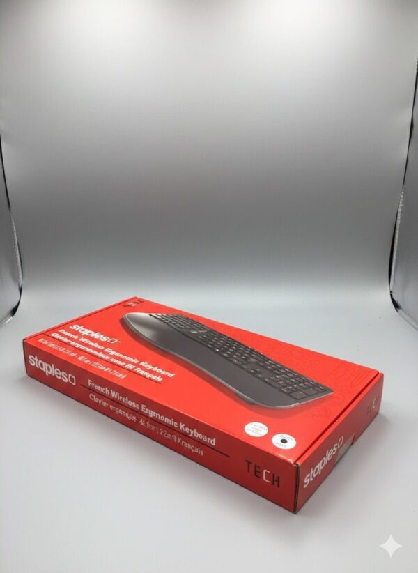 Staples TECH Wireless Ergonomic Keyboard - Image 2