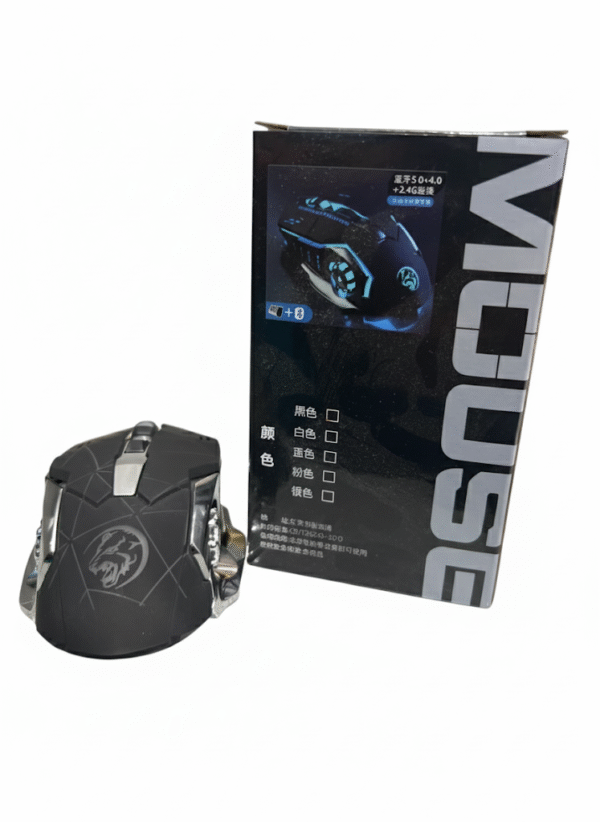 RGB Wireless + Bluetooth Gaming Mouse - Image 3