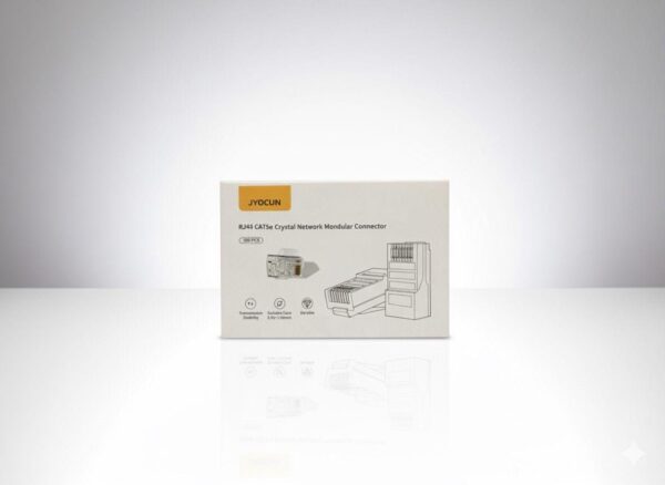 JYOCUN RJ7 Connectors (100 Pack)