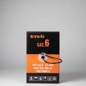TENDA CAT.6 UTP DJ (OD) 36-300yd – Black