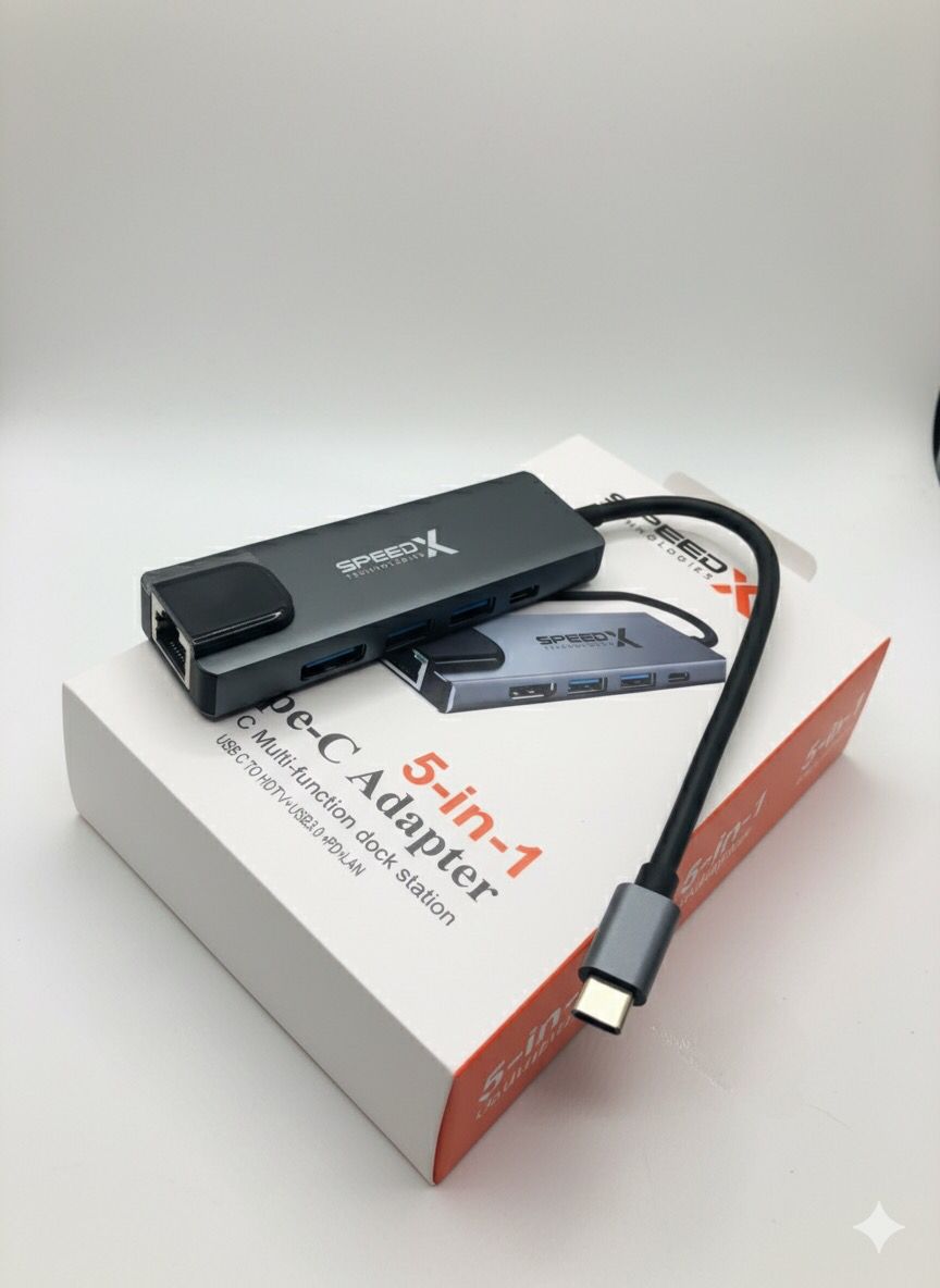 Speed-X Type-C Adapter 5-in-1